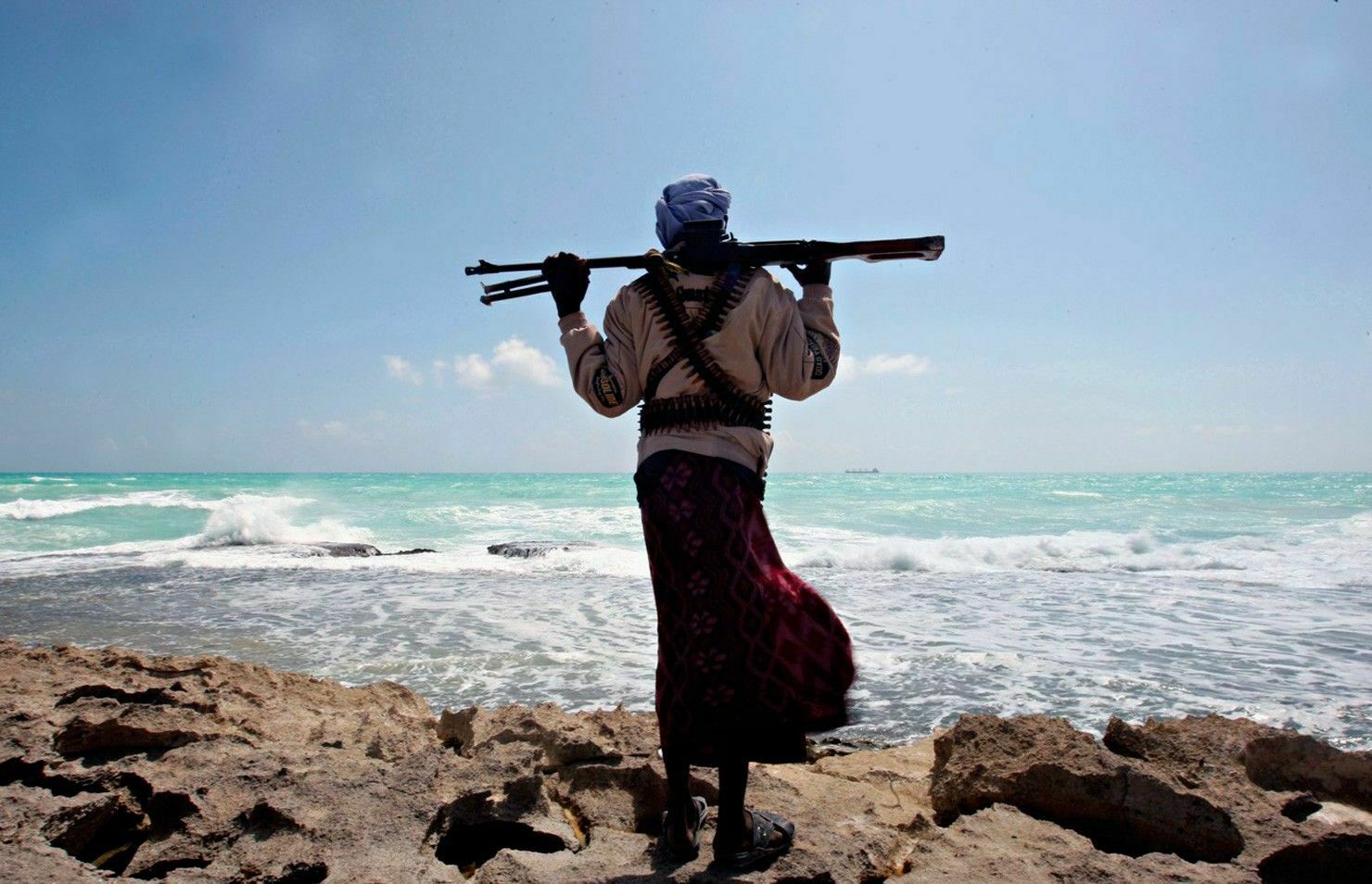 Pirates attacked Russian sailors near the coast of Africa