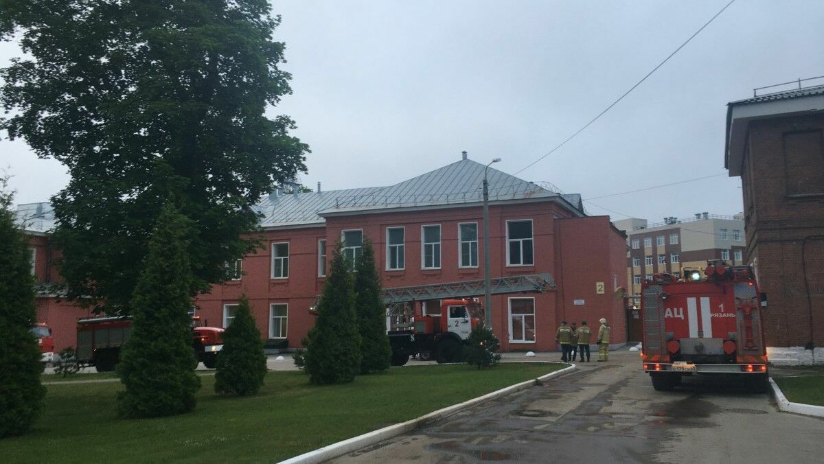 Three people died in a fire in a Ryazan hospital