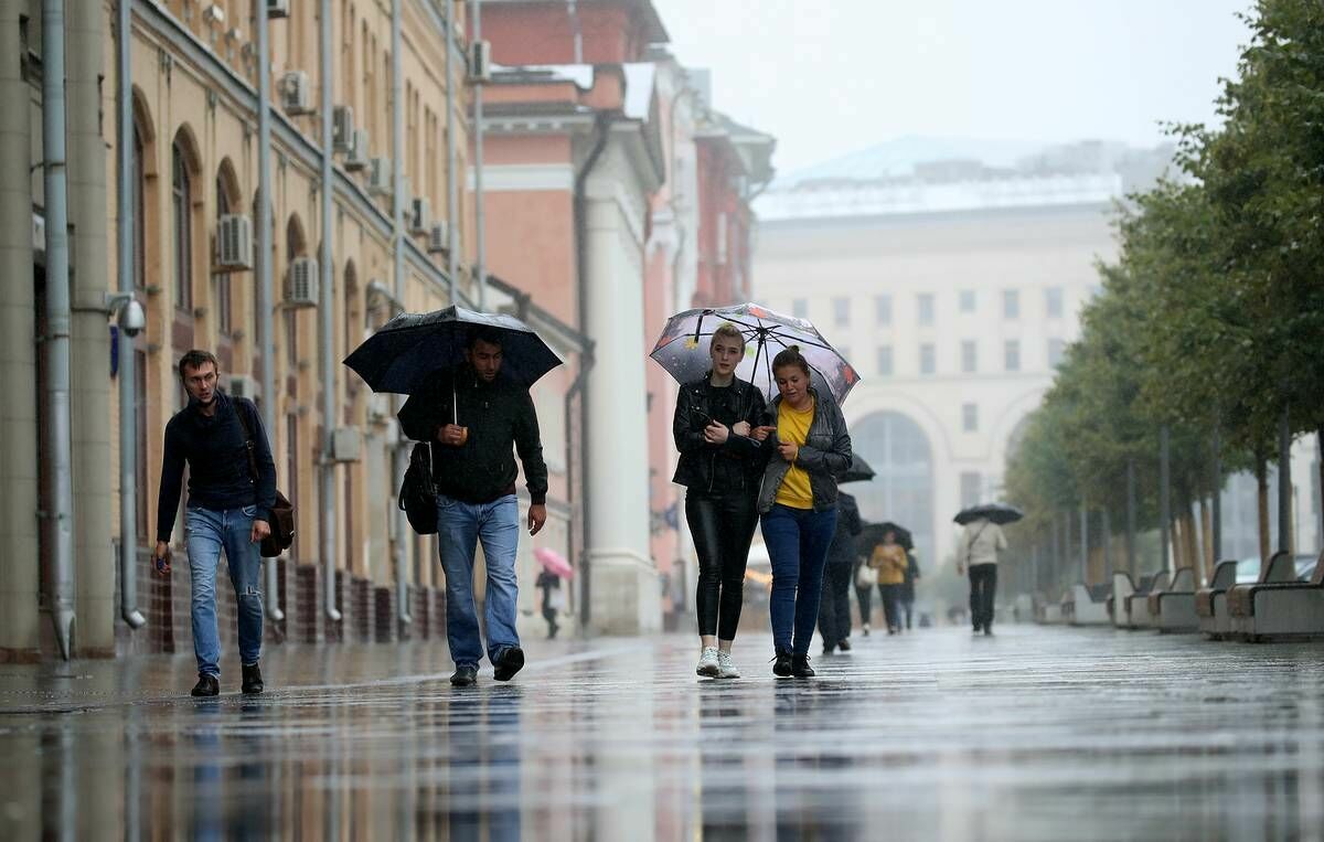 About 30% of the monthly rainfall fell in Moscow overnight
