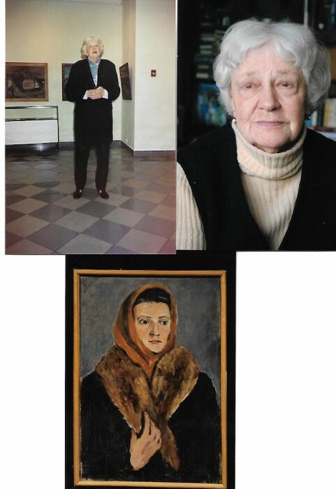 Veronika Starodubova; Nadezhda Udaltsova; Veronika's portrait.