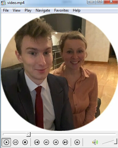 "Aleksey Buinov" with his "mother" used to live in the city of Bui (according to the scammers, this probably sounds original). “Are we similar?” Alexei asked in a telegram poll format after he posted this video.