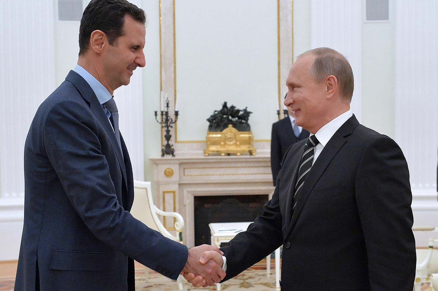 Vladimir Putin held talks with Bashar al-Assad in the Kremlin