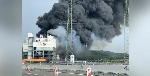 A powerful explosion thundered at a waste incineration plant in Germany