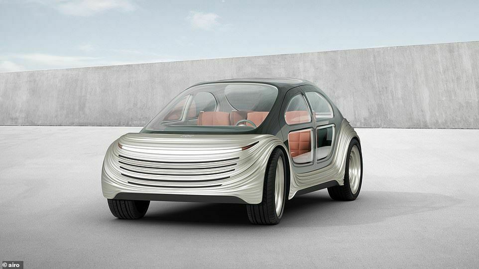 The Chinese showed an autonomous electric car that will vacuum the air