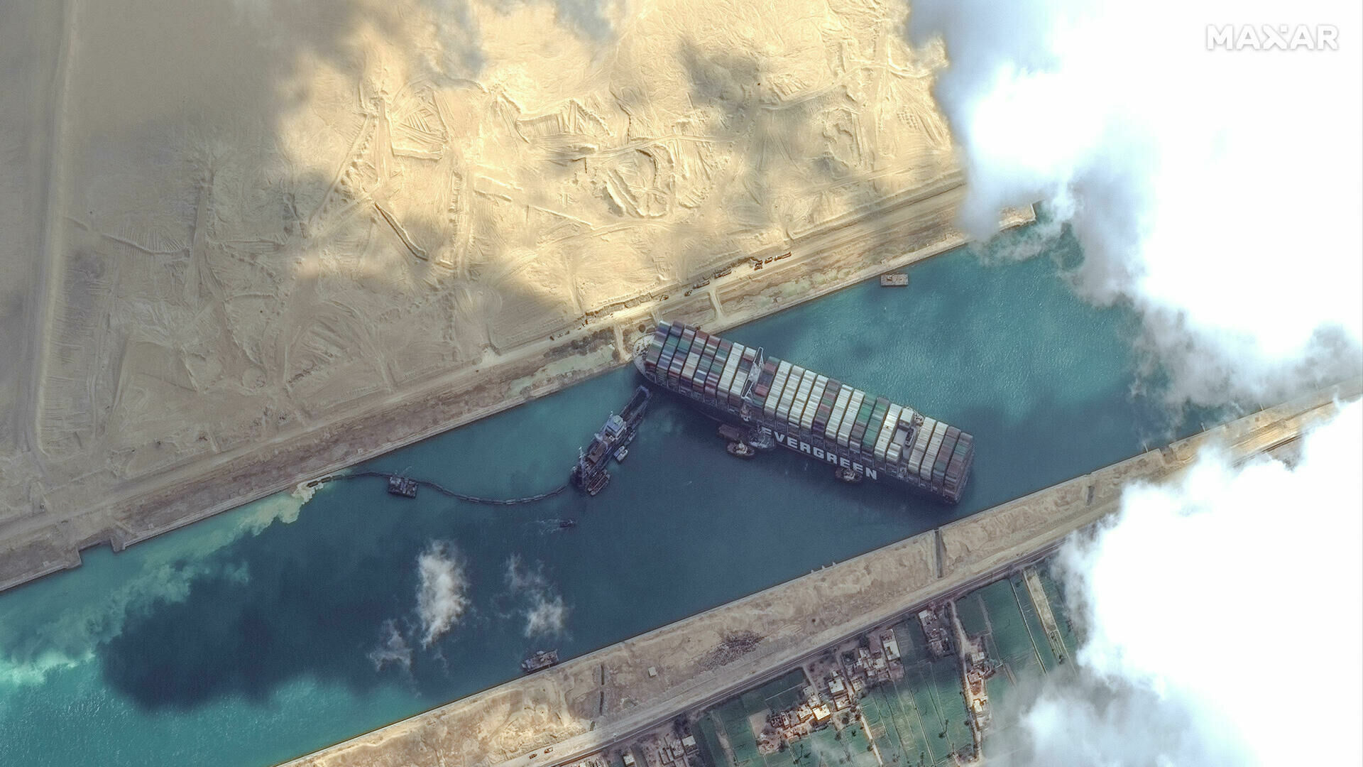 The ship that blocked the Suez Canal was removed from the shallows