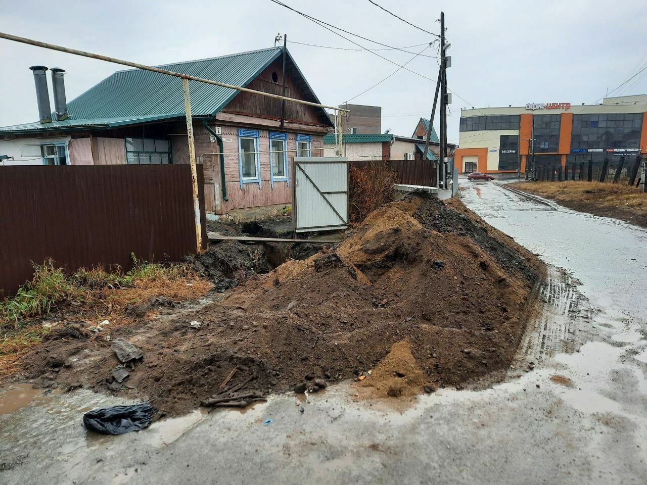 A resident of Chelyabinsk in her garden is excavating victims of the repressions of the 30s