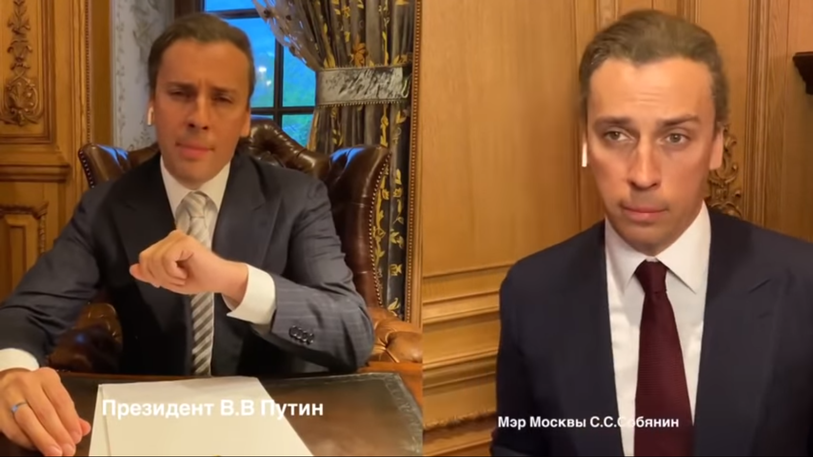 Video of the day: Maxim Galkin mimics the dialogue between Putin and Sobyanin