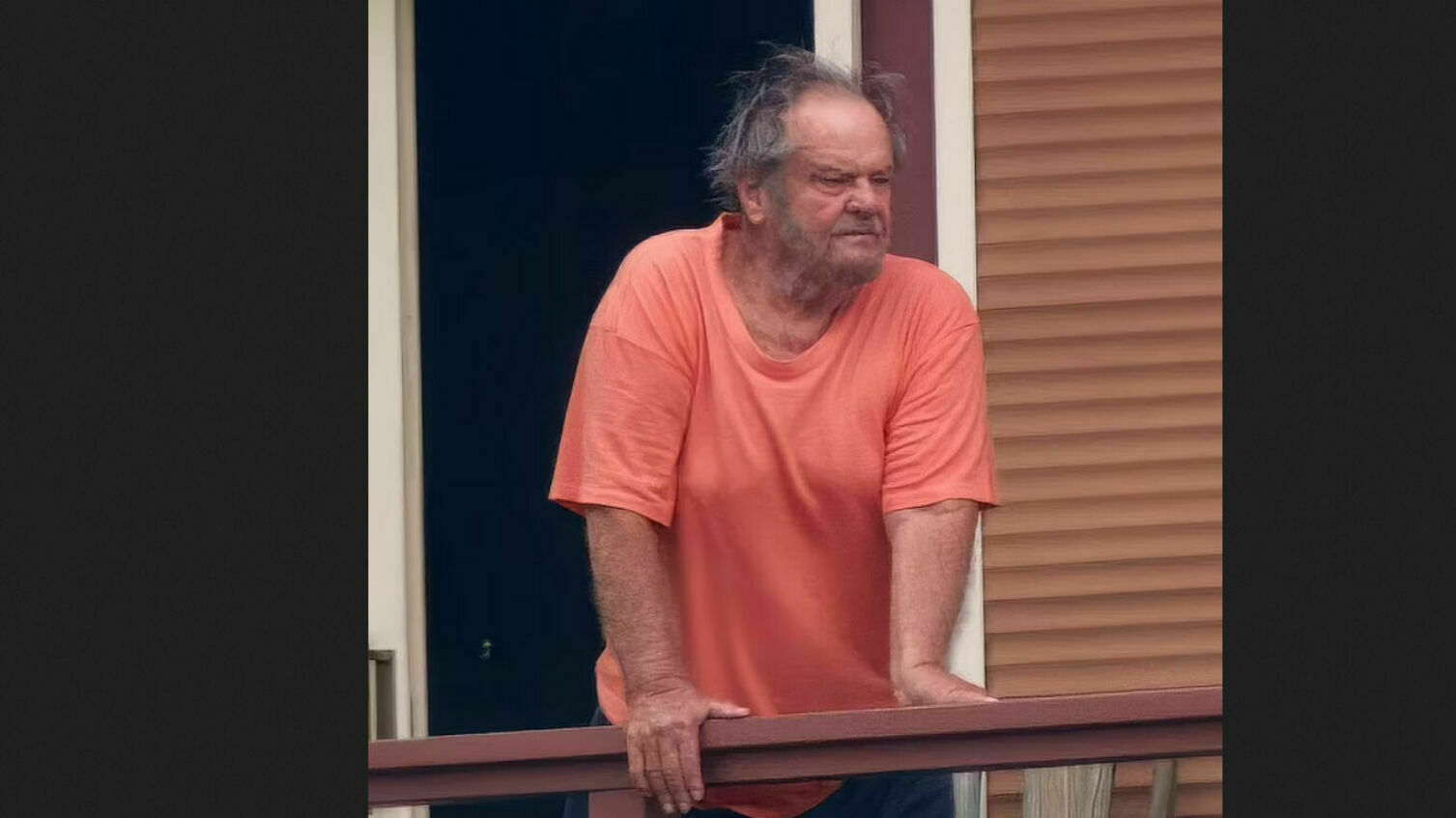 After a long break, a video with Jack Nicholson appeared. His appearance is alarming