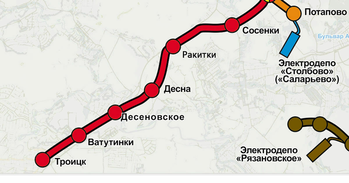 The cost of the Kommunarskaya metro line in Moscow exceeded the price of the Crimean bridge
