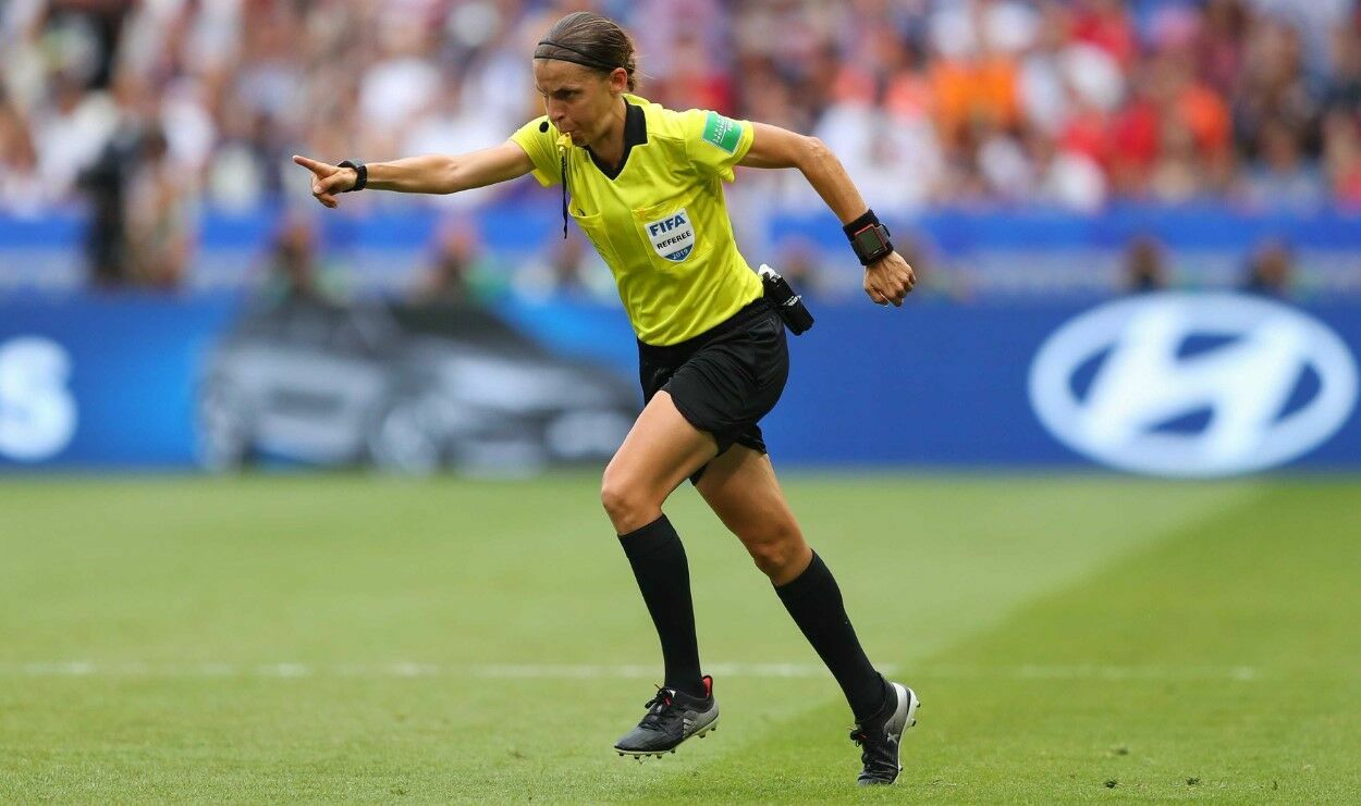 A woman was appointed the main referee of the men's World Cup match for the first time