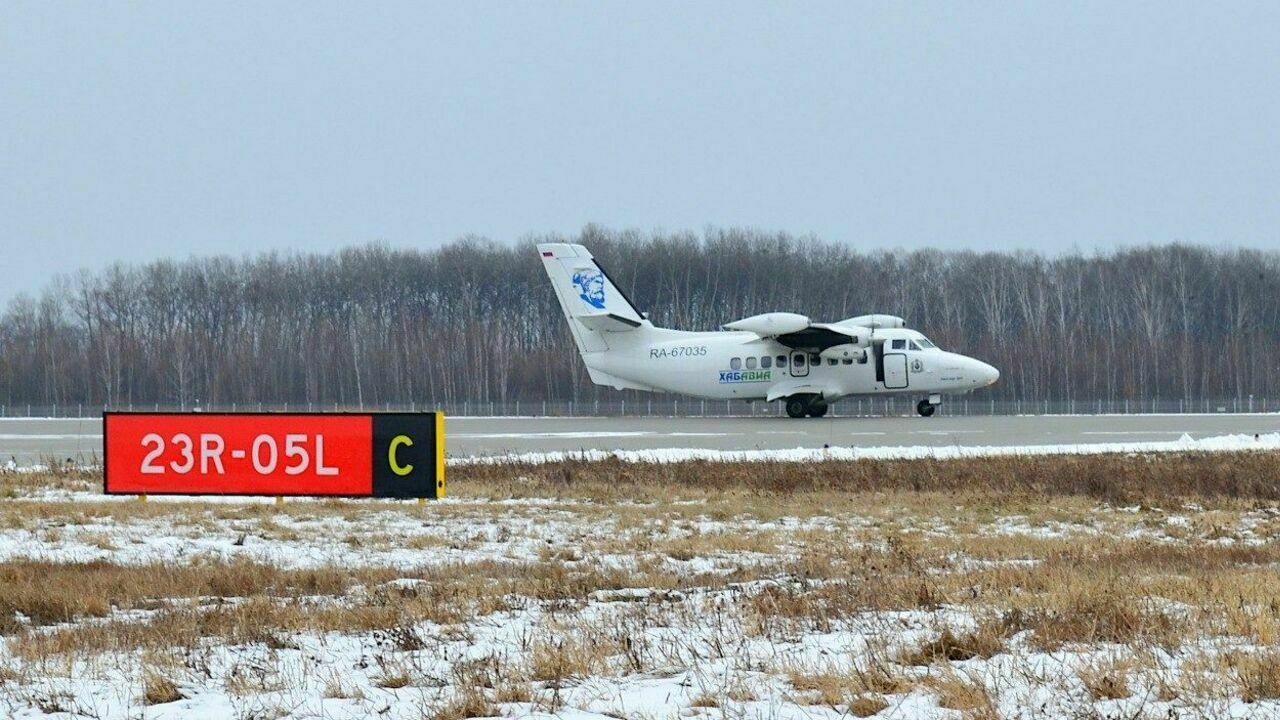 In Khabarovsk, the landing gear of the plane burst during landing