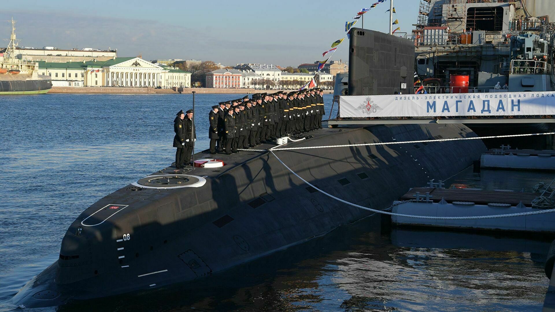 Submarine "Magadan" launched "Caliber" missiles in the Sea of Japan