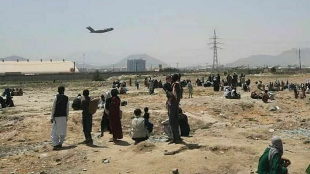 An explosion occurred at the Kabul military airport