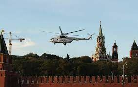 Video with a helicopter over the walls of the Kremlin stirred up social networks