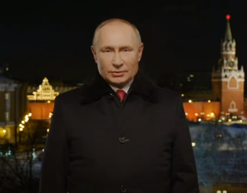 Vladimir Putin wished citizens a Happy New Year