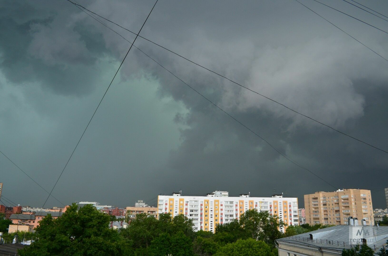 The "yellow" level of weather danger announced in Moscow and Moscow region