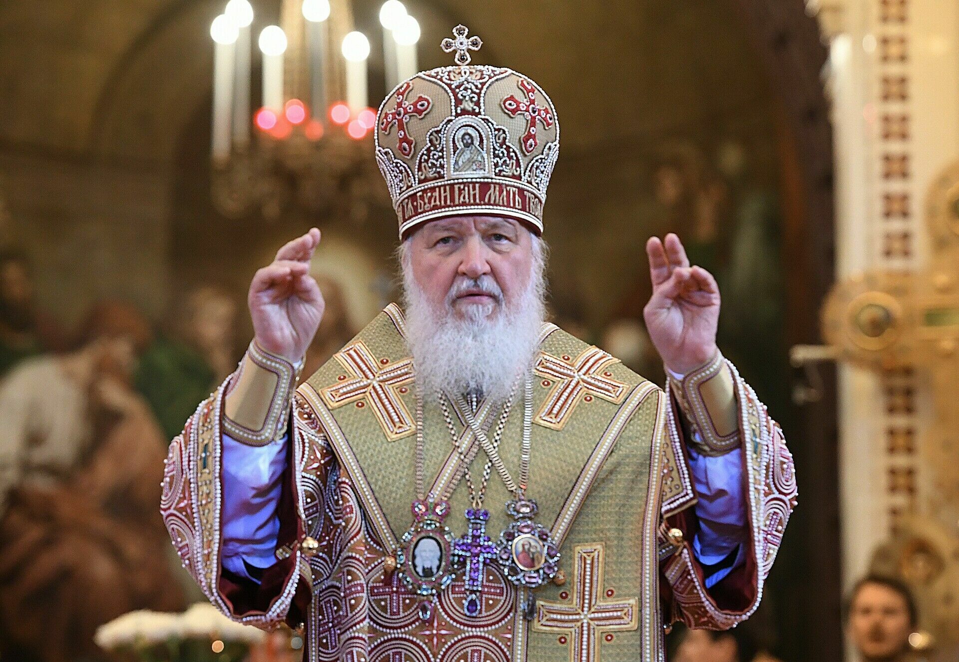 Patriarch Kirill considers the pandemic "a lesson for the excessive consumption"
