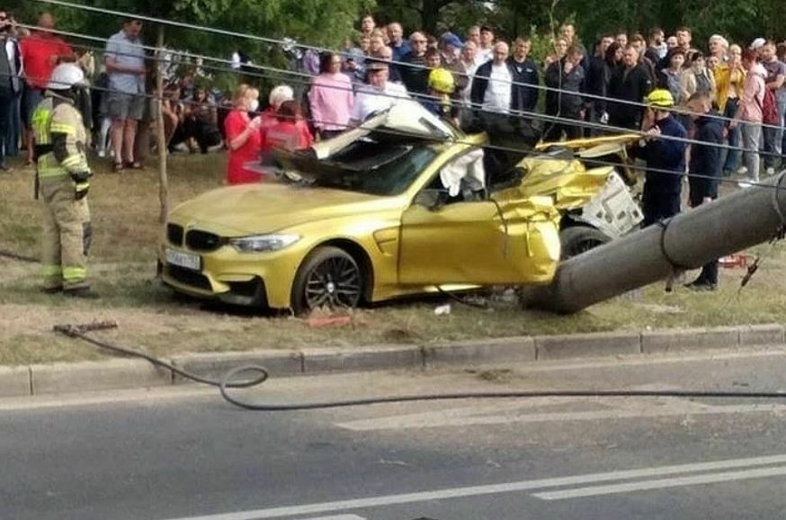 Drifter on a gold BWM killed three people in Krasnodar
