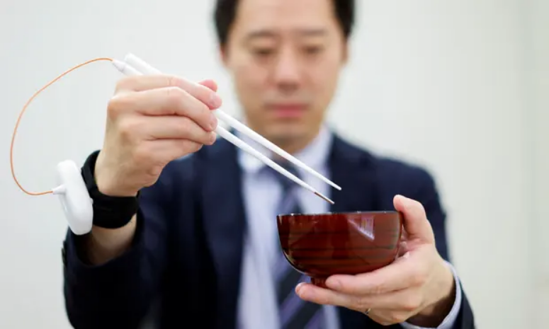 Japan develops chopsticks that make food salty
