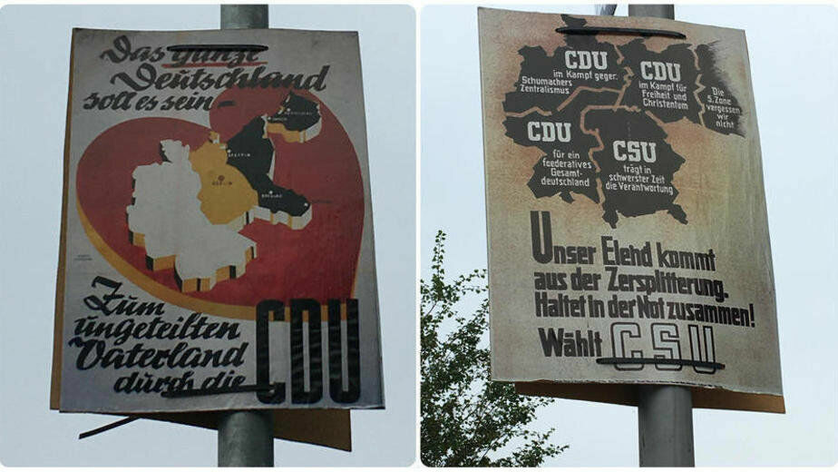 In Germany, there were propaganda posters with the Kaliningrad region as part of the FRG