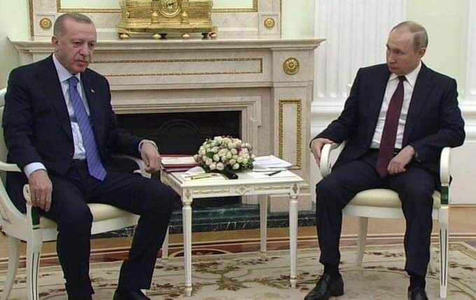 Встреча Владимира Путина и Реджепа Эрдогана