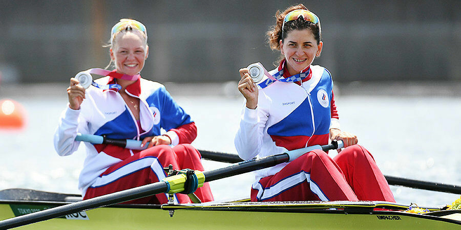 Vasilisa Stepanova and Yelena Oryabinskaya became silver medalists of the Olympic Games in rowing