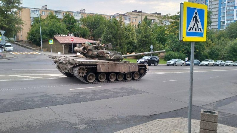 Photos from Rostov, which was captured by the rebels
