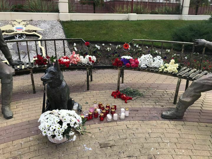 Question of the day: who gives orders for the destruction of the Irina Slavina memorial?