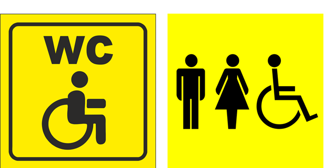 Personal experience:  toilets for disabled people do not work in Moscow