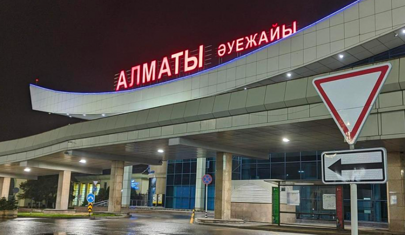 Almaty airport resumed work