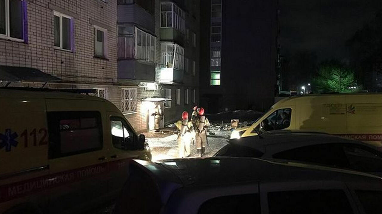 A man died in an explosion in a residential building in Tatarstan