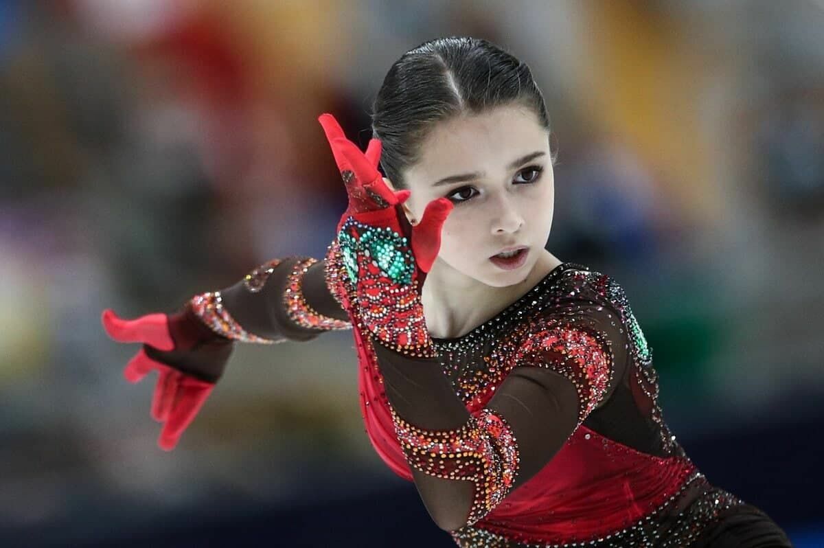 Road fork for Kamila. The young figure skater has two options for continuing her career