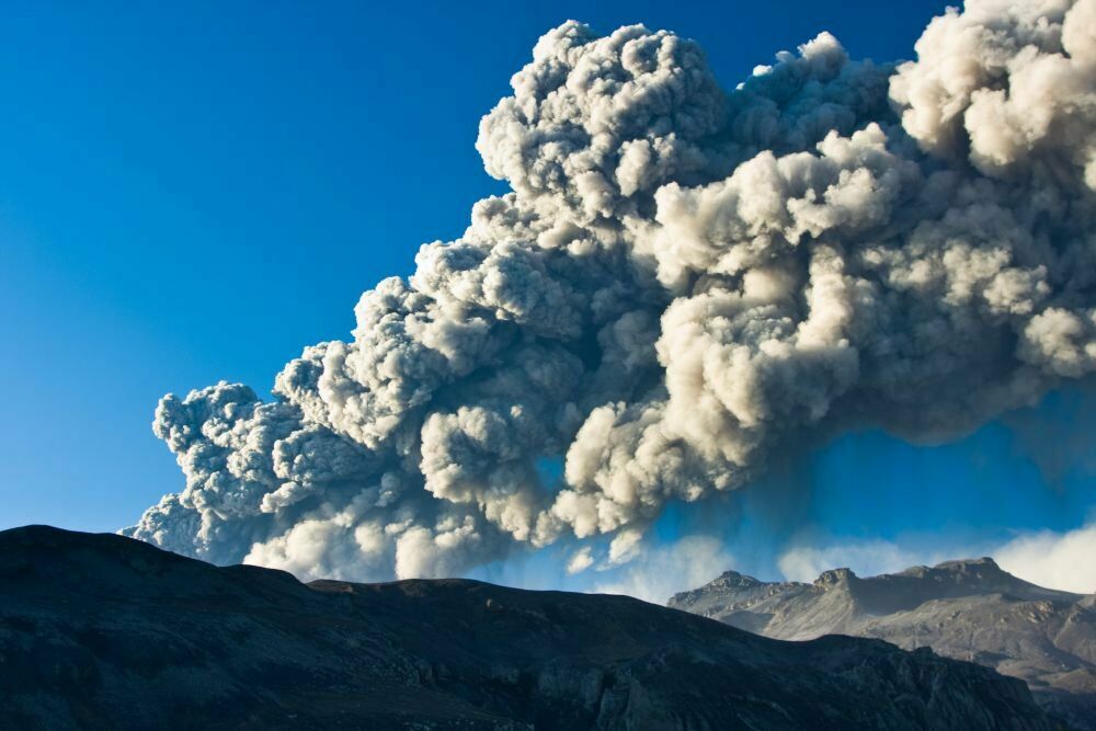 On the Kuril Islands, the Chikurachki volcano threw out a column of ash 4.5 km high