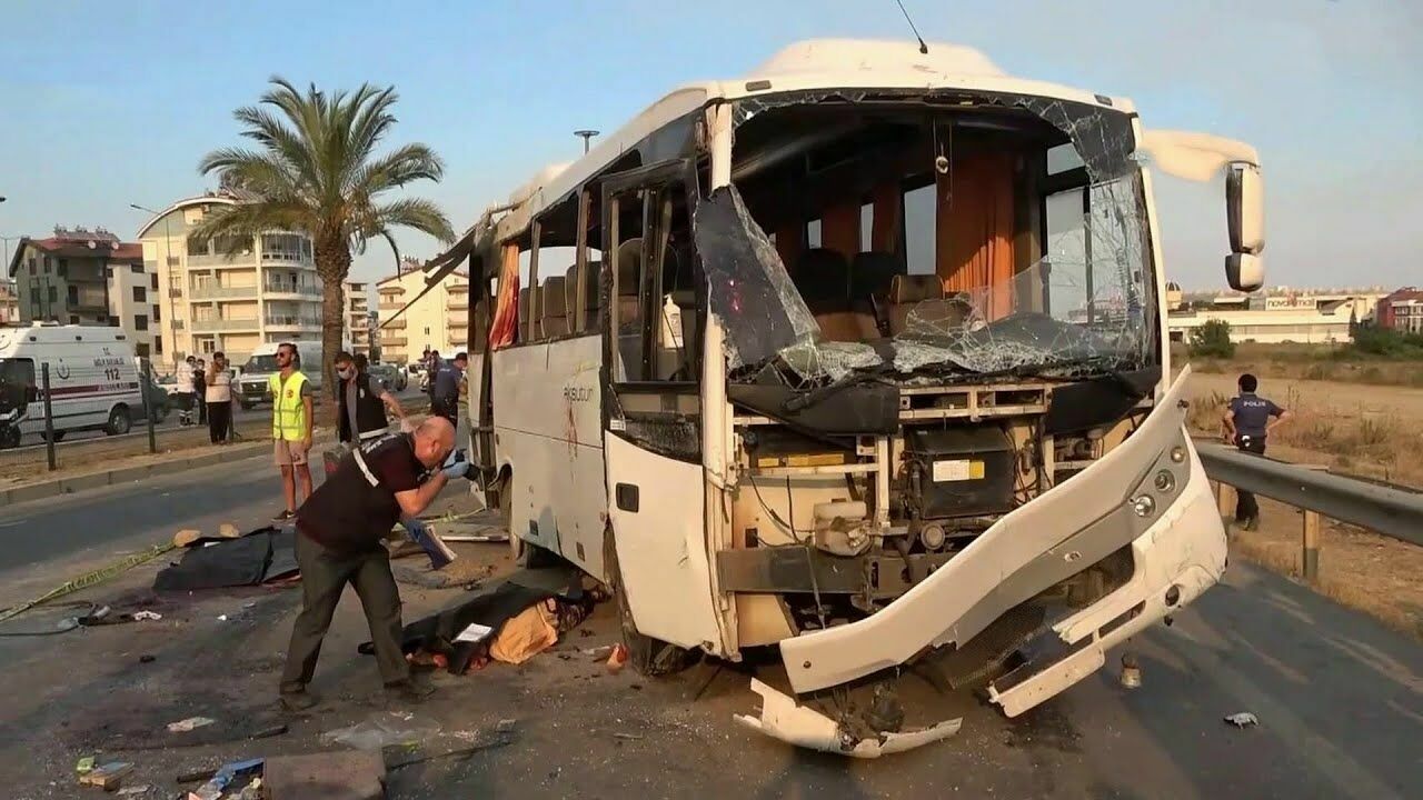 Nine people died in bus accident in Turkey