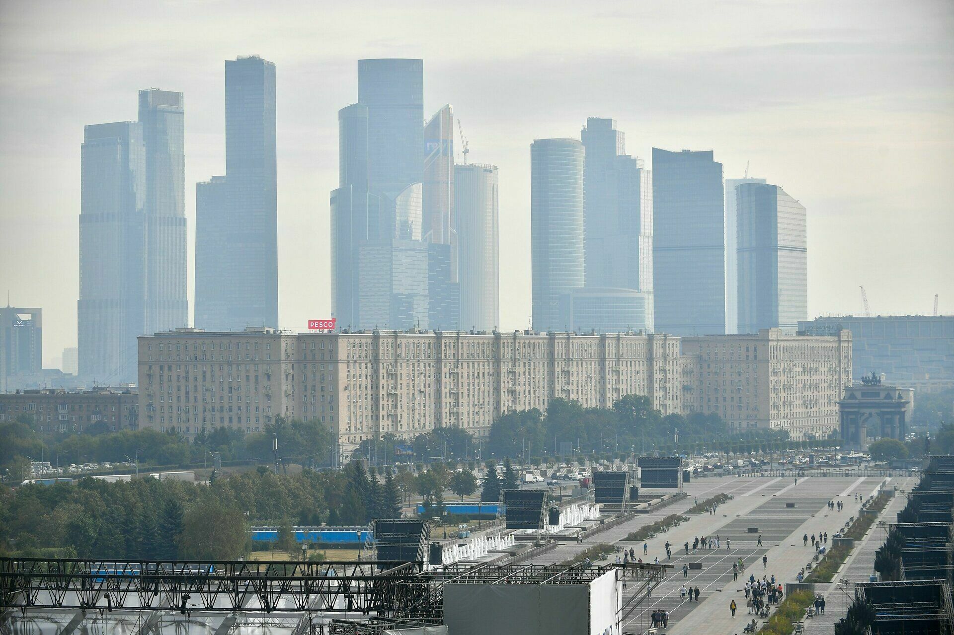 The amount of smog has increased in Moscow