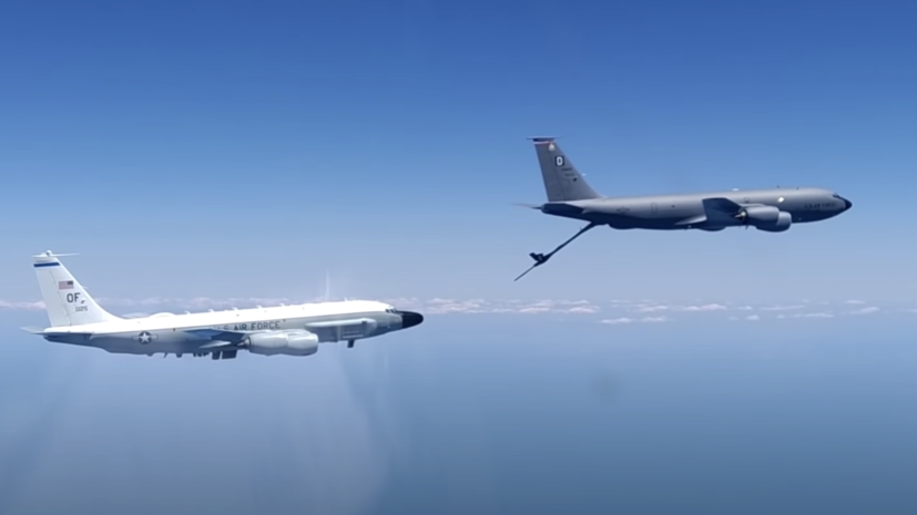 The Ministry of Defense published a video of the interception of US aircraft over the Black Sea