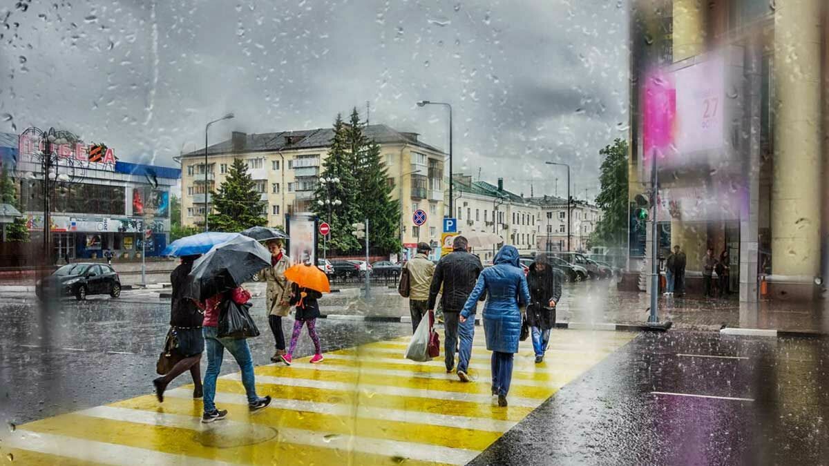 In Moscow, almost half of the monthly rainfall fell per day