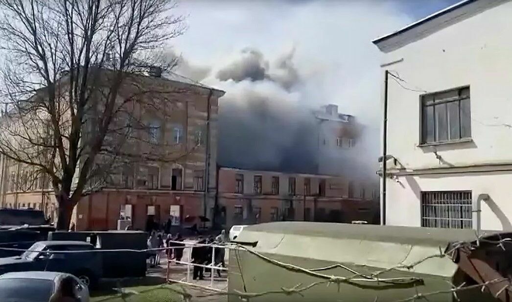 A fire broke out at the Research Institute of the Ministry of Defense of the Russian Federation in Tver (VIDEO)