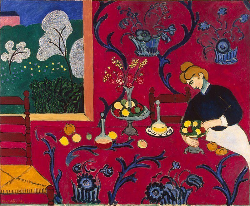 Анри Матисс «Красная комната», 1908 год