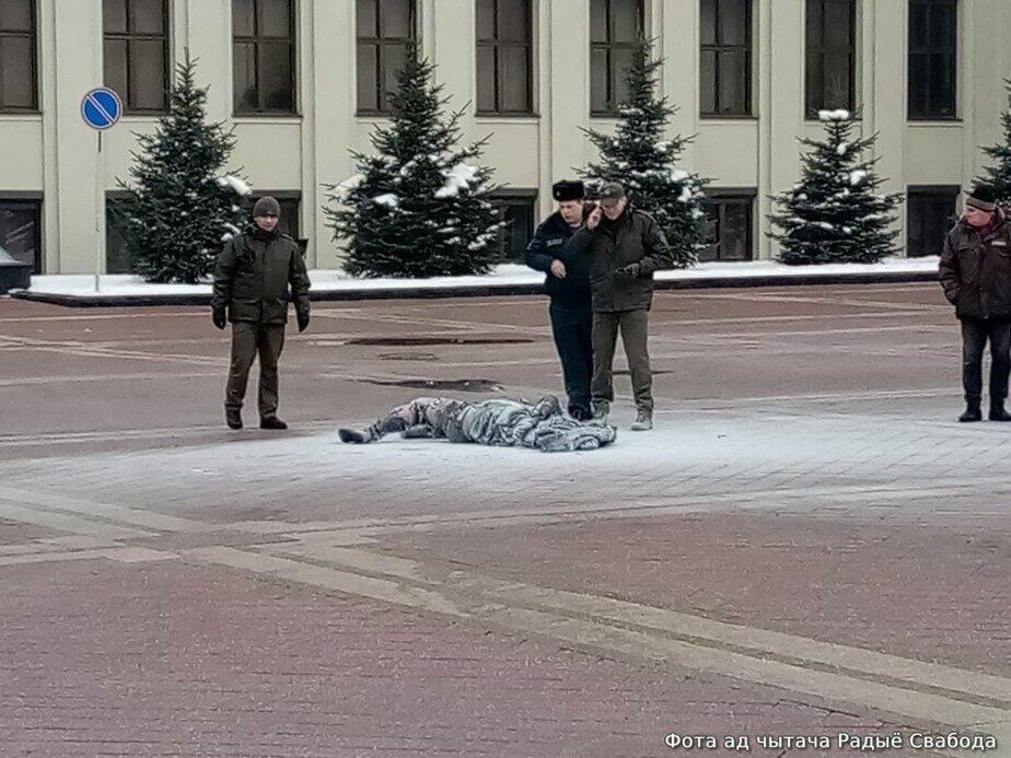 Media reported on self-immolation of a person in the center of Minsk