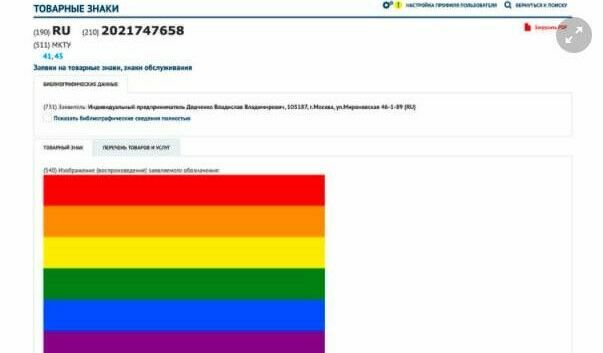 The "staples" are itching: A businessman-homophobe decided to patent the LGBT flag