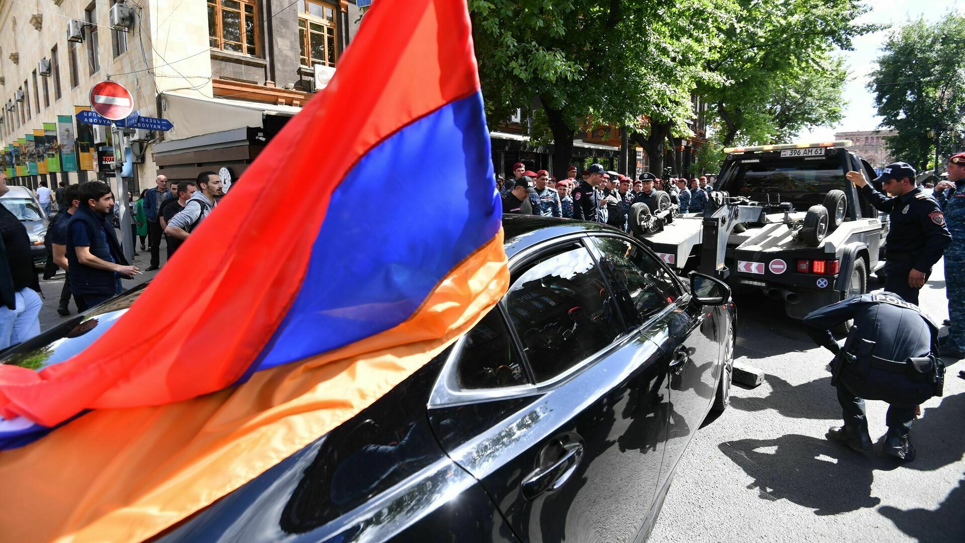 About 155 protesters detained in Yerevan