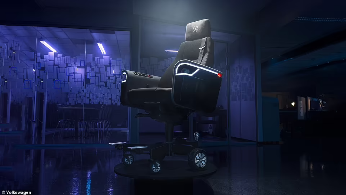 Volkswagen introduced a hybrid of an office chair and an electric car