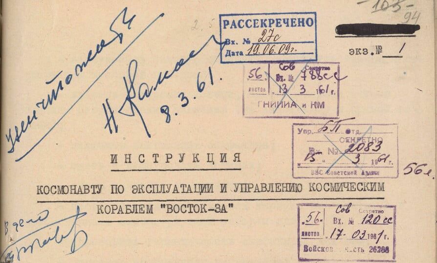 "Put your hands in your sleeves": the full text of the instructions, according to which Yuri Gagarin flew into outer space