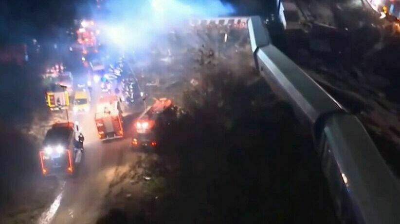 32 people were killed in a train collision in Greece (VIDEO)