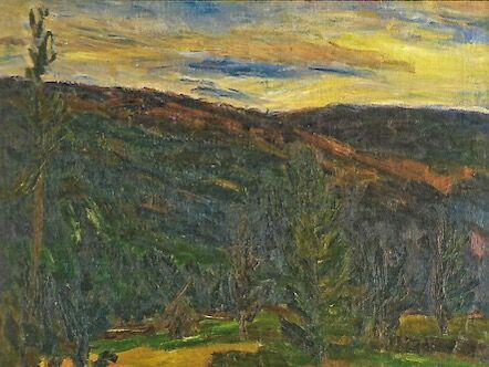 Alexander Drevin, "Evening. Urals", 1927.
