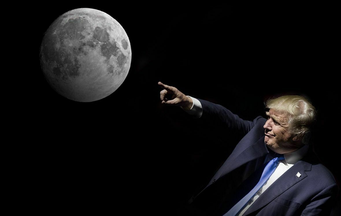 Trump issued a decree securing the right for the United States to extract resources on the Moon