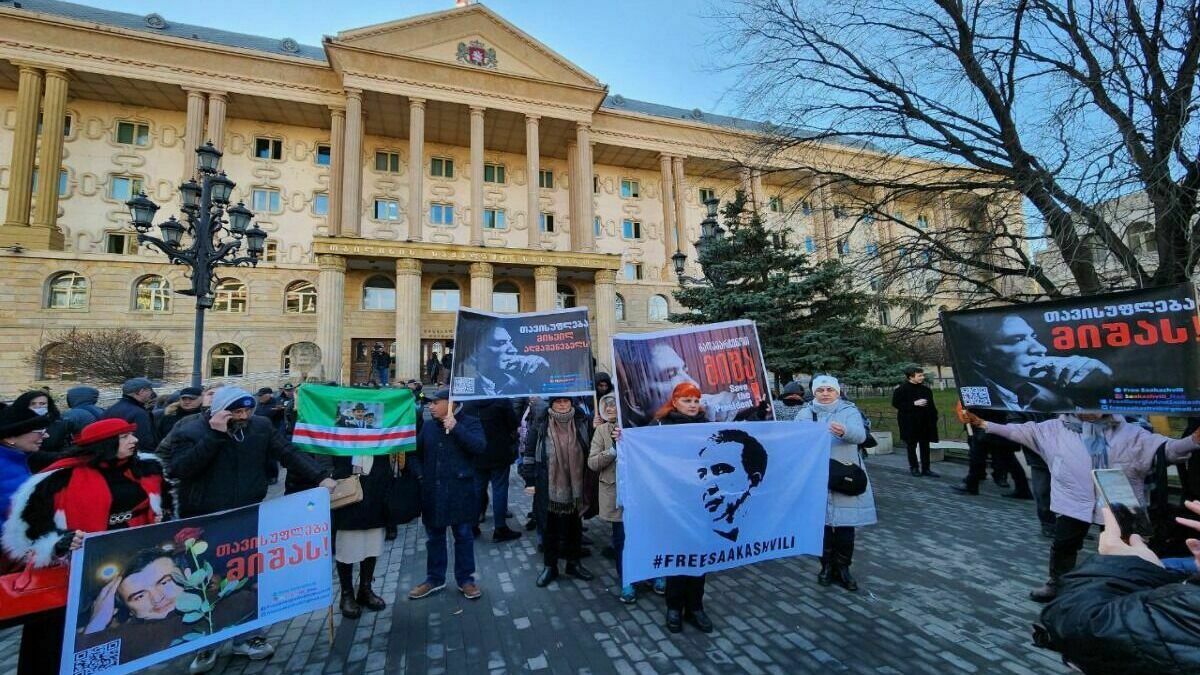 Actions in support of Mikheil Saakashvili were held in more than 20 countries
