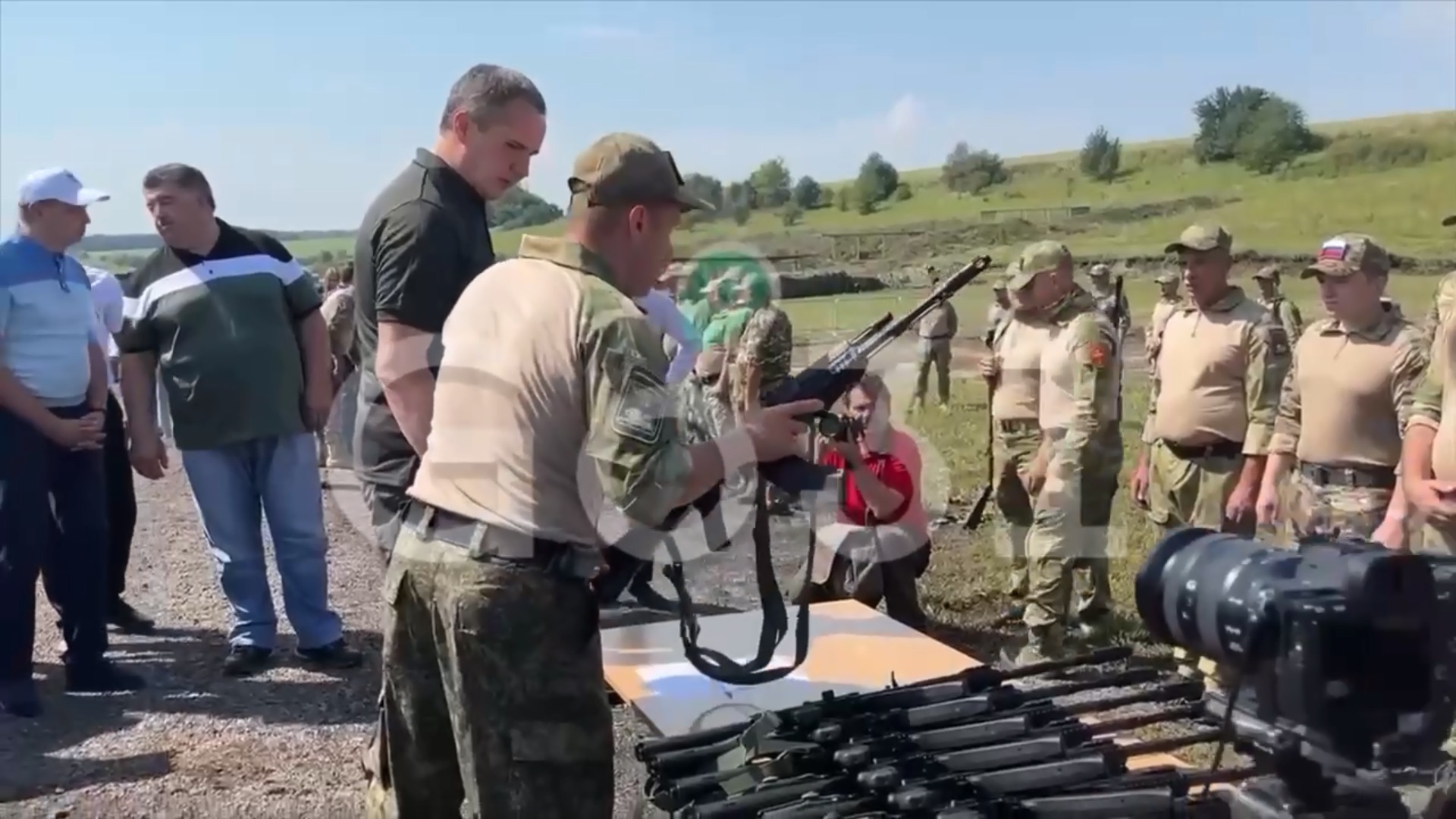 According to the law or not so much? In the regions bordering Ukraine, citizens are handed out weapons