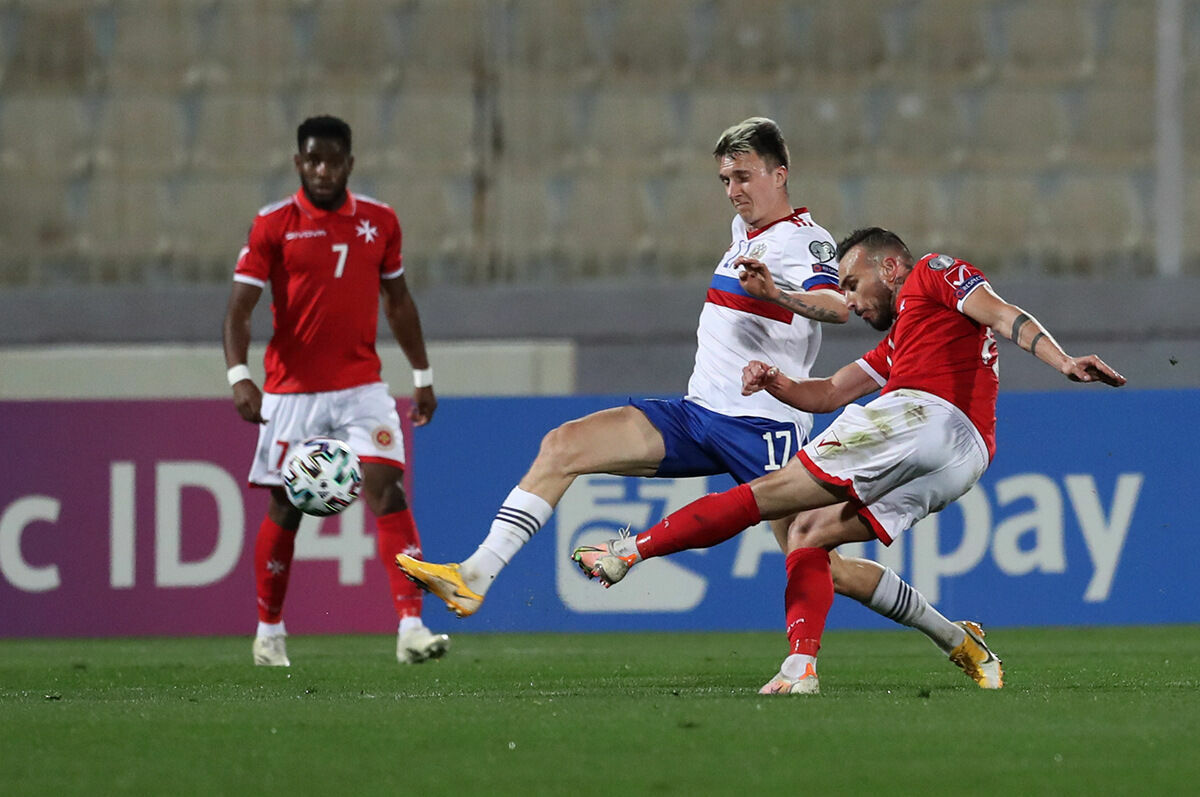 "Even my grandmother would play like this with Malta": fans criticized the Russian national football team